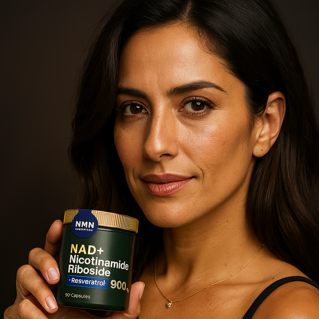 NAD + Resveratrol – Cápsulas de Reparación Celular y Energía Extra